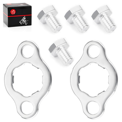 Set of 2 Front Sprocket Retainer Plates for Honda ZB50 (1988) / PC50 (1970)