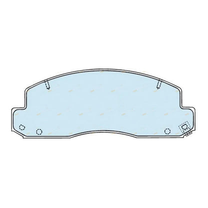 Front Disc Brake Pad Set for Toyota Coaster BB40 3.4L 3B (1993–1999)