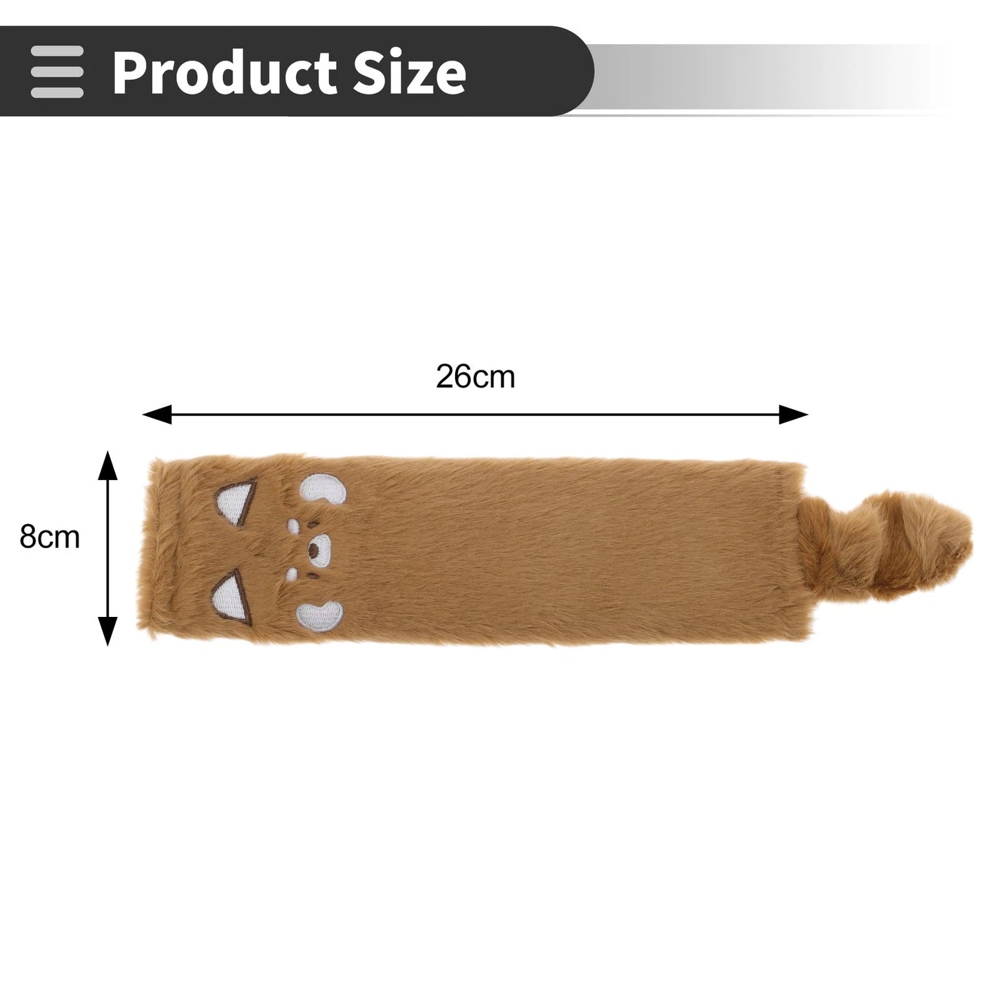 Set of 2 Seat Belt Cover Pads for Universal Fit (26cm)