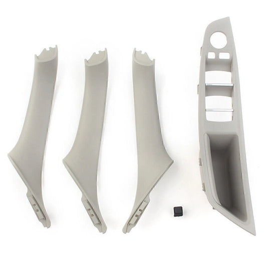 Inner Window Switch Armrest Panel Door Handle Kit for BMW 5 Series F10 F11 (2010–2017)