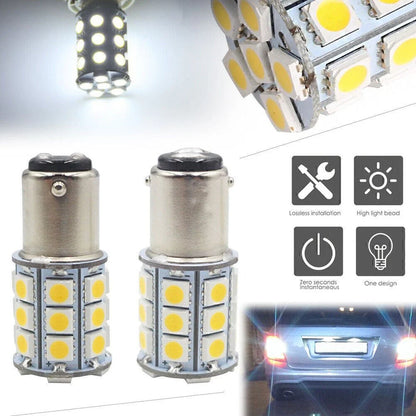 27-SMD BA15D White Cabin Marine Boat Interior Light Bulbs (1004-1142)