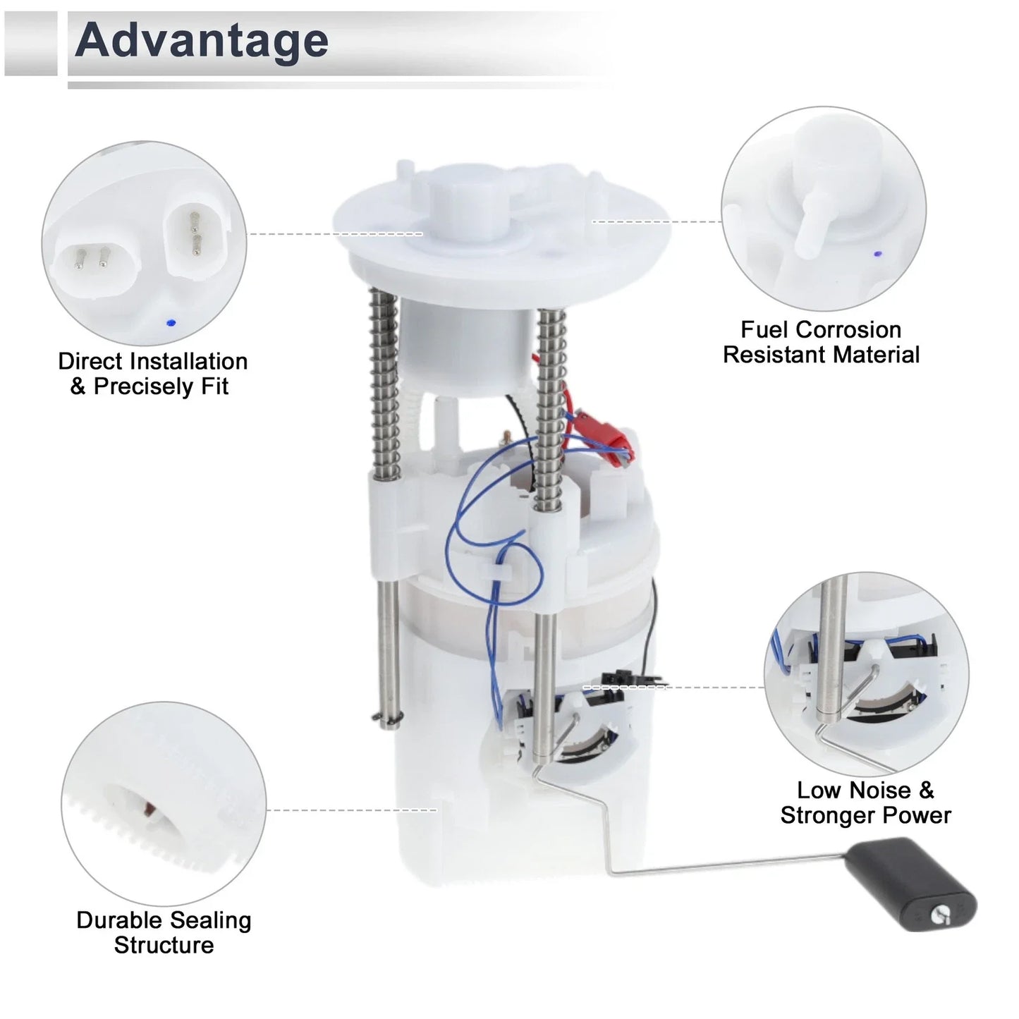 Fuel Pump Assembly for BMW X5 E70 (2007-2010) 3.0L L6