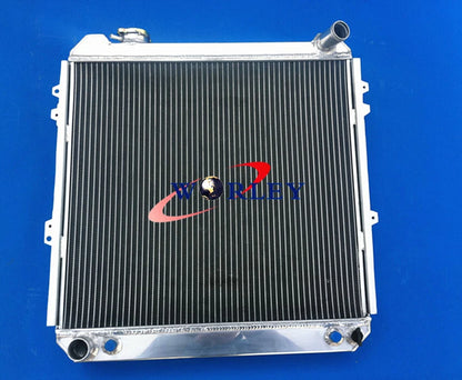 3-Core Aluminum Radiator with Fan for Toyota Pickup 4Runner (1988–1995)