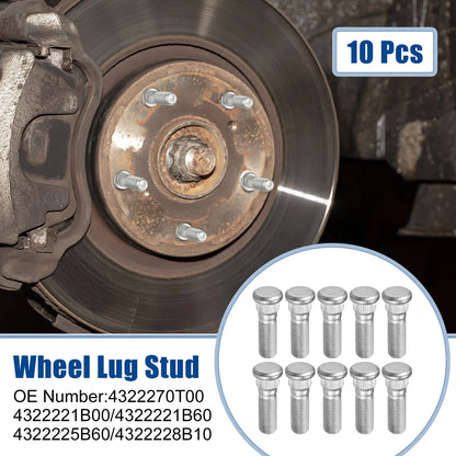 10pcs M12x1.25 Wheel Lug Studs for Infiniti EX35 FX35 (2008–2013) No. 4322270T00