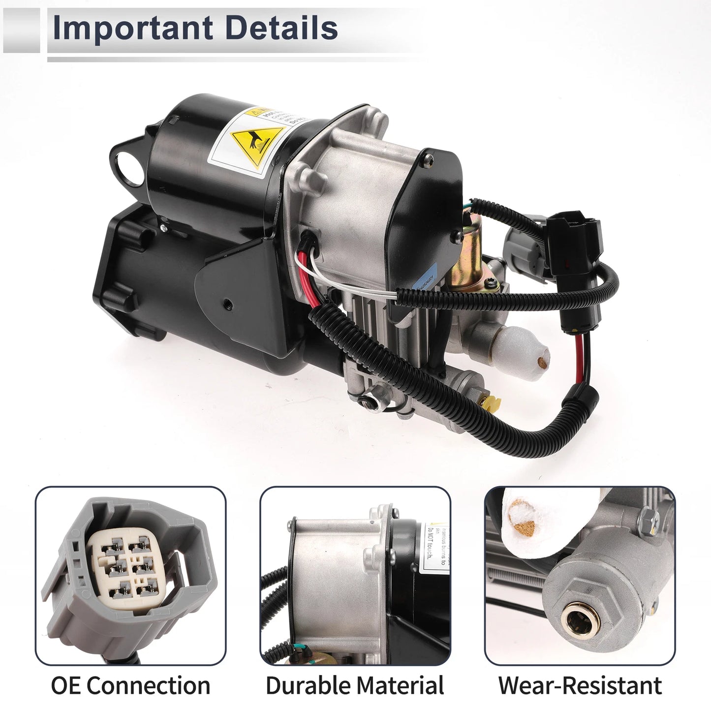 Air Suspension Compressor for Land Rover Range Rover (2006–2012) No.LR025111
