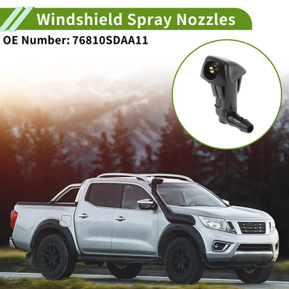 Windshield Washer Nozzle w/ Hose Connector for Honda (No. 76810SDAA11)