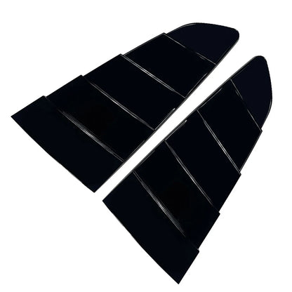 Rear Side Quarter Window Louvers Cover for Ford Mustang (2015–2023)