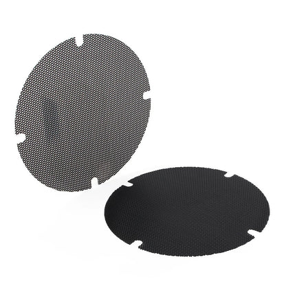Mesh Rear Passenger Speaker Grill Covers for Harley Touring (2014-Current)  Black