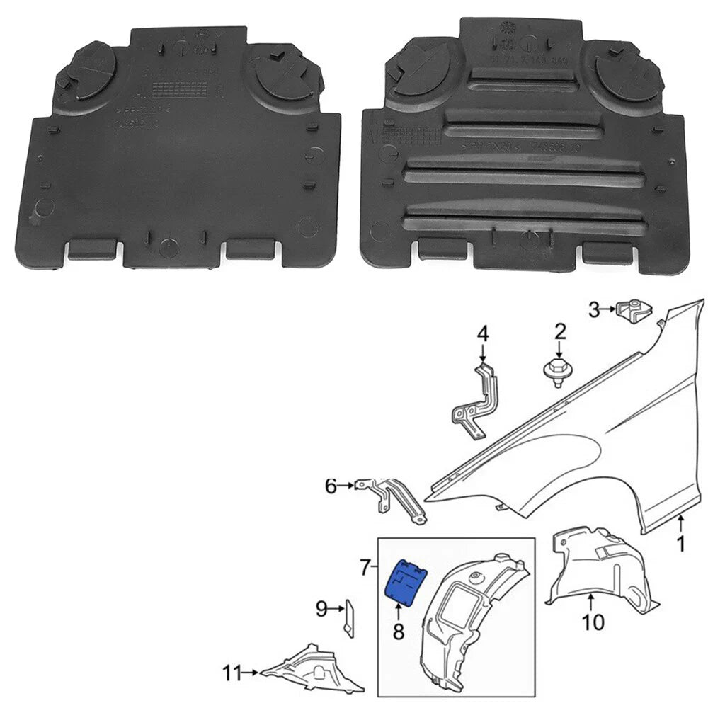 Fender Liner Access Cover for BMW E82 E88 E90 E91 (2007-2013)