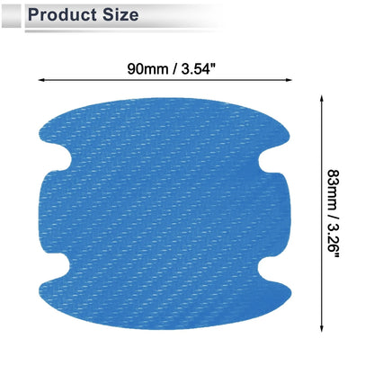 Door Handle Sticker for Universal Fit (83x90mm) - Light Blue Anti-Scratch
