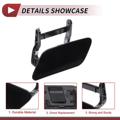 Front Left Washer Nozzle Cover for Mercedes-Benz ML350 (2012-2015) Black 1 x