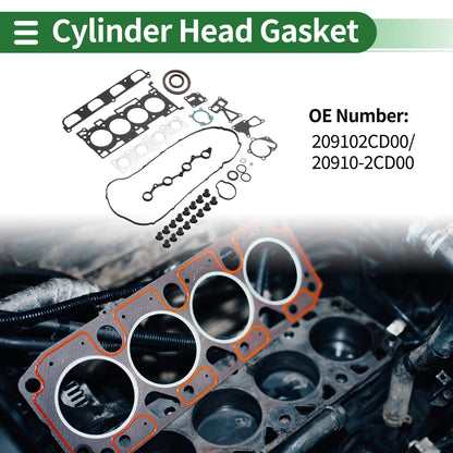 Set of 1 Cylinder Head Gasket for Hyundai Santa Fe Sport (2013–2019) No. 209102CD00