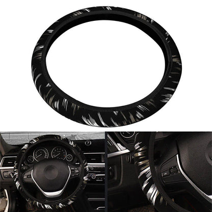 Steering Wheel Cover 37-38CM PU Leather Good Grip for Car