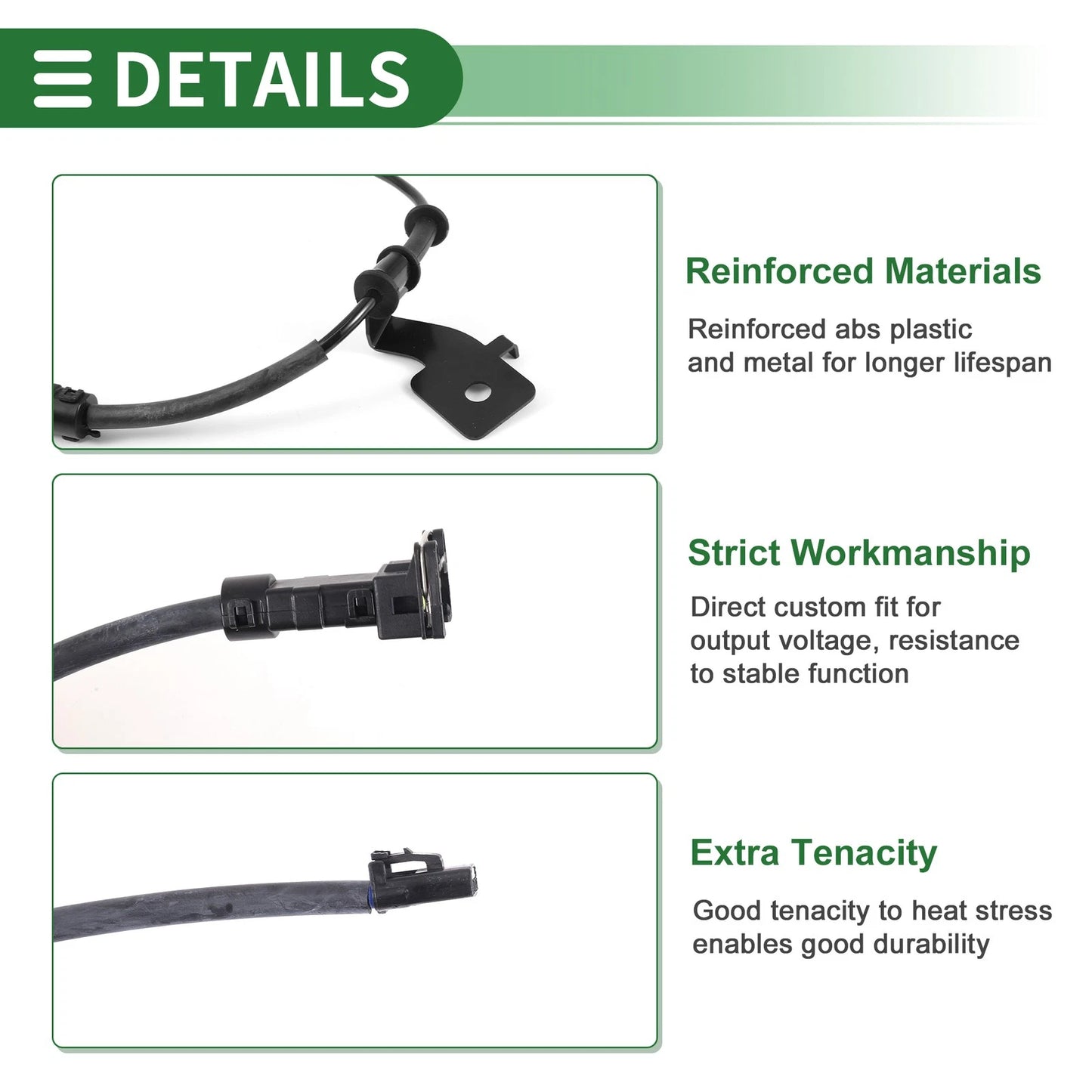 ABS Wheel Speed Sensor No. 919214V300 for Hyundai Elantra (2012–2017)