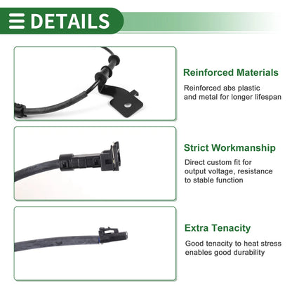 ABS Wheel Speed Sensor No. 919214V300 for Hyundai Elantra (2012–2017)