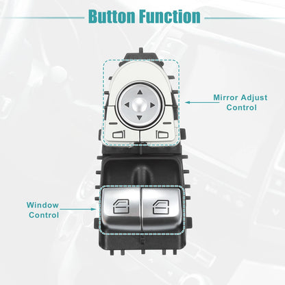 Set of 1 Power Window Switch for Mercedes-Benz C300 C43 C63 (2015–2020) No.A2059050202