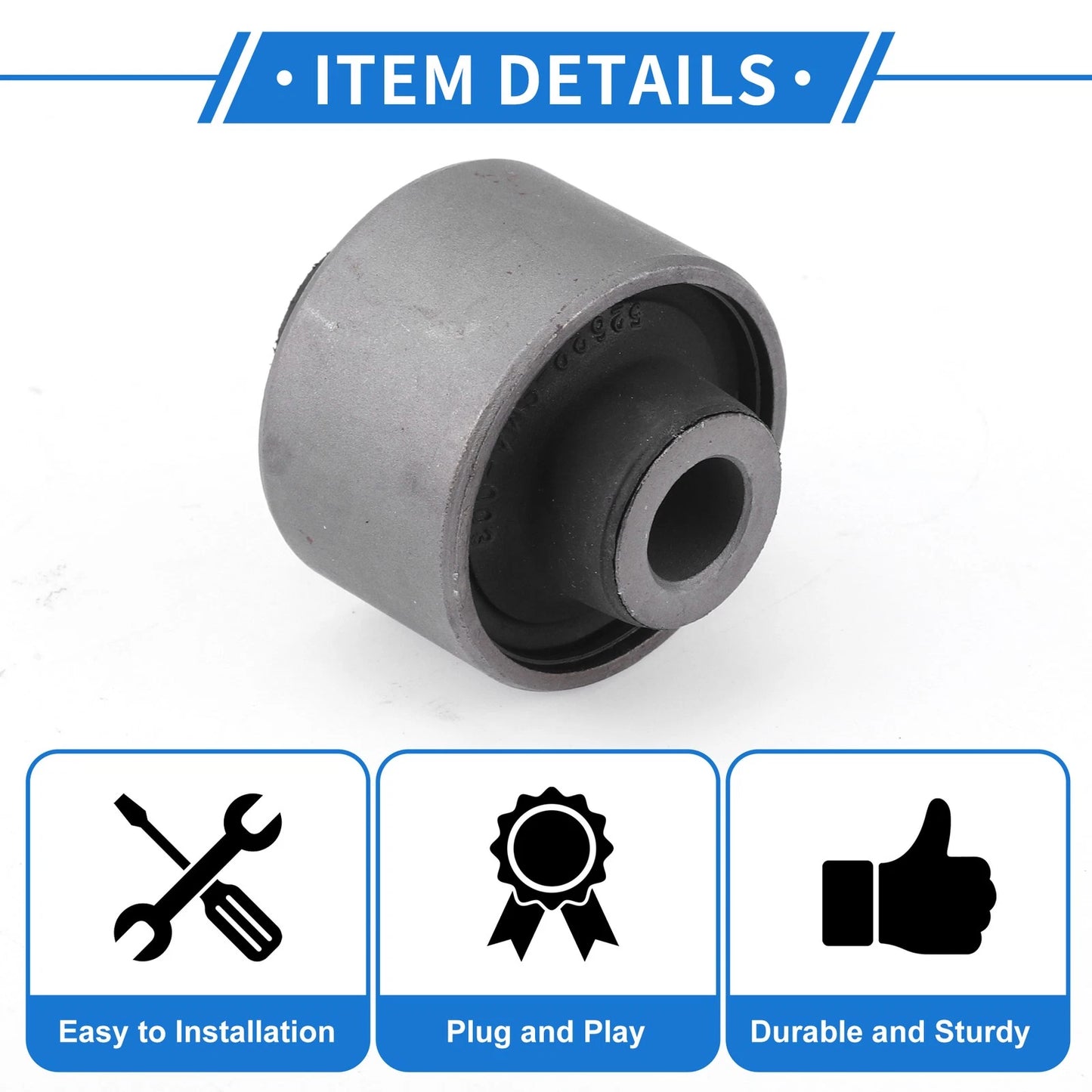 Rear Control Arm Bushing for Honda Accord (CB1) (No. 52622SM4003)