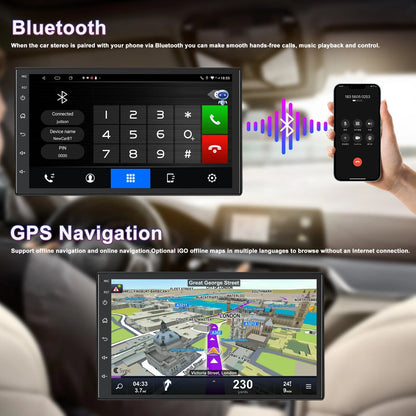 7'' Apple CarPlay Android Auto Head Unit for Nissan X-Trail (2001-2007)