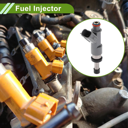 Fuel Injector for Toyota Tacoma 2.7L (2005–2014) 1 Pcs Gray Silver Tone