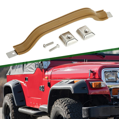 Set of 1 Car Interior Door Handle for Jeep Wrangler YJ (1987–1995) Brown