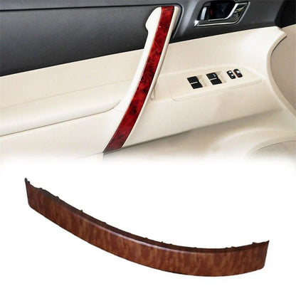 Wood Look Front Left Armrest Door Handle Cover Trim for 2008-2013 Highlander
