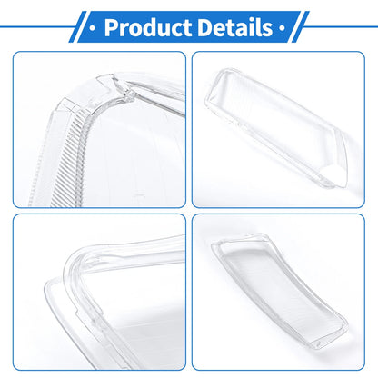 1 Pc Headlight Lens Cover for Audi A6 (2006–2011) Clear