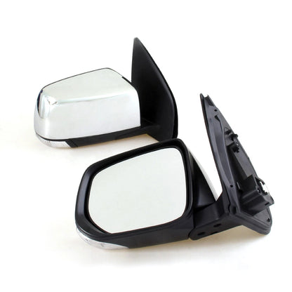 Wing Mirror with Turn Signal Chrome for Isuzu D-Max/Chevrolet D-Max (2012–2016)