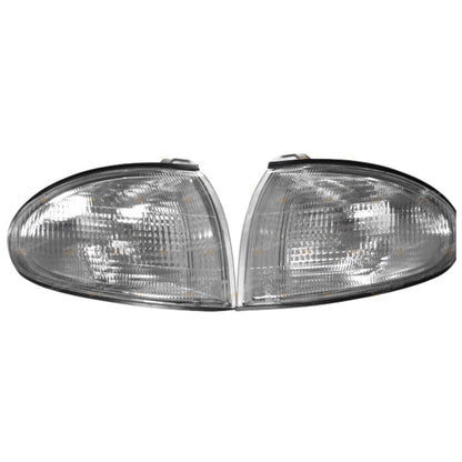Clear Corner Indicator Park Lights Pair for Hyundai Excel (1994–2000)