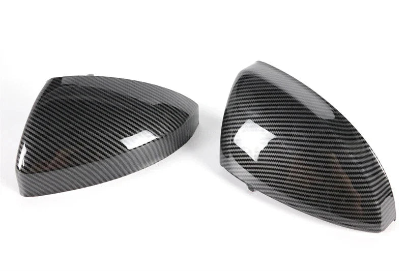 Carbon Fiber Style Side Wing Mirror Caps Covers for Audi TT (2014–2023)
