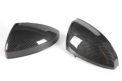 Carbon Fiber Style Side Wing Mirror Caps Covers for Audi TT (2014–2023)