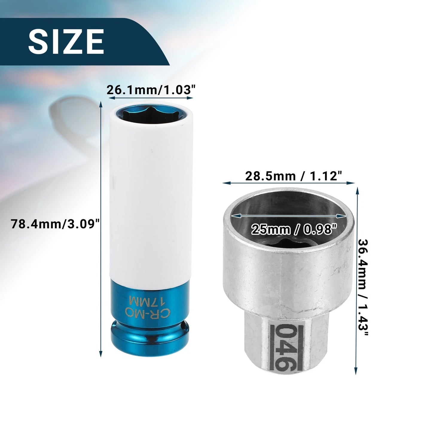 046 Wheel Lock Lug Nut Set for BMW with Protector Nut Socket