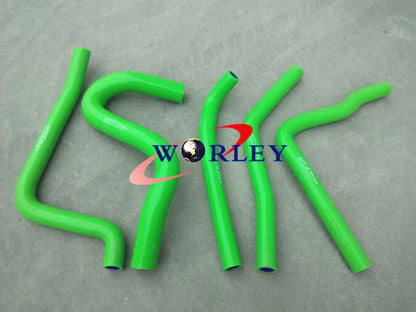 Silicone Radiator Hose for Kawasaki KX250 (1990–1993) - Green