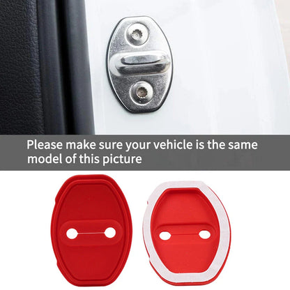 Black Door Lock Cover for Audi TT S3 A3 A4 VW Golf Passat Tiguan (2006-2023)