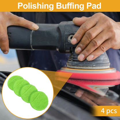 Set of 4 Polishing Buffing Pads for Auto (12.5cm)