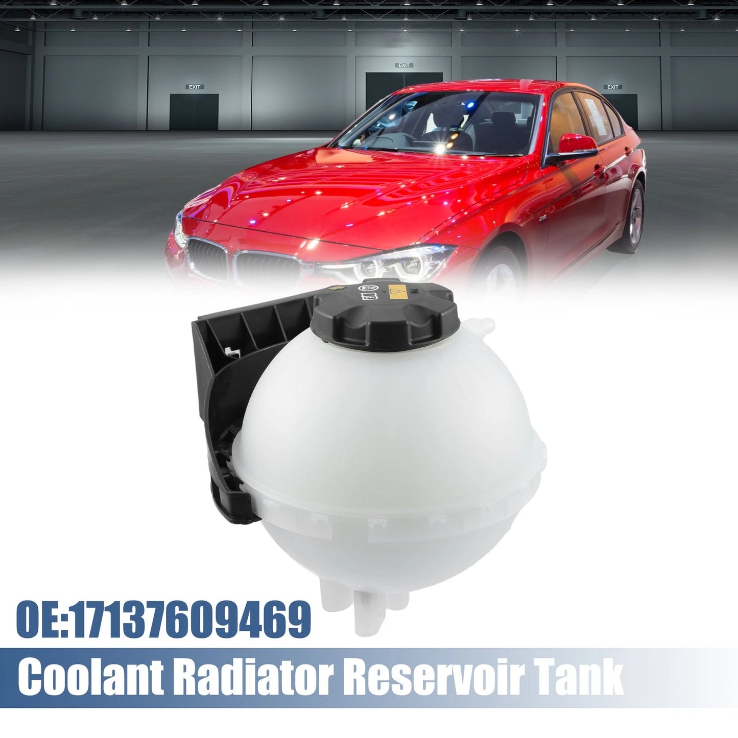 Coolant Radiator Reservoir Tank 17137642158 for BMW 1 Series (2012–2019)