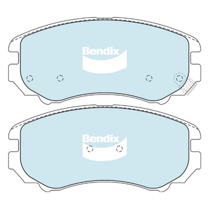 Set of 4 Front Disc Brake Pads for Hyundai Elantra (2006–2011)