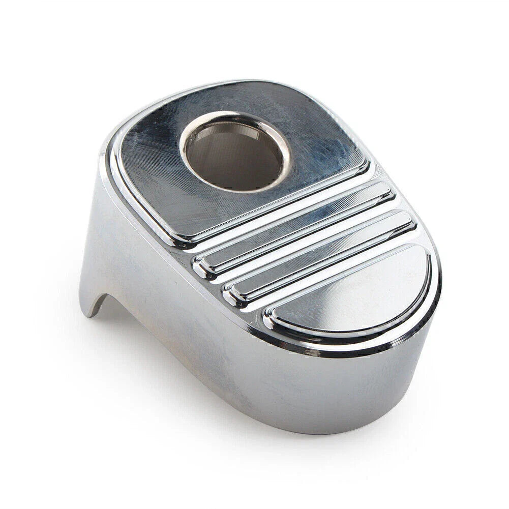 Chrome Tri Line Ignition Switch Cover for Touring Electra Glide FLHTP (2014-2022)