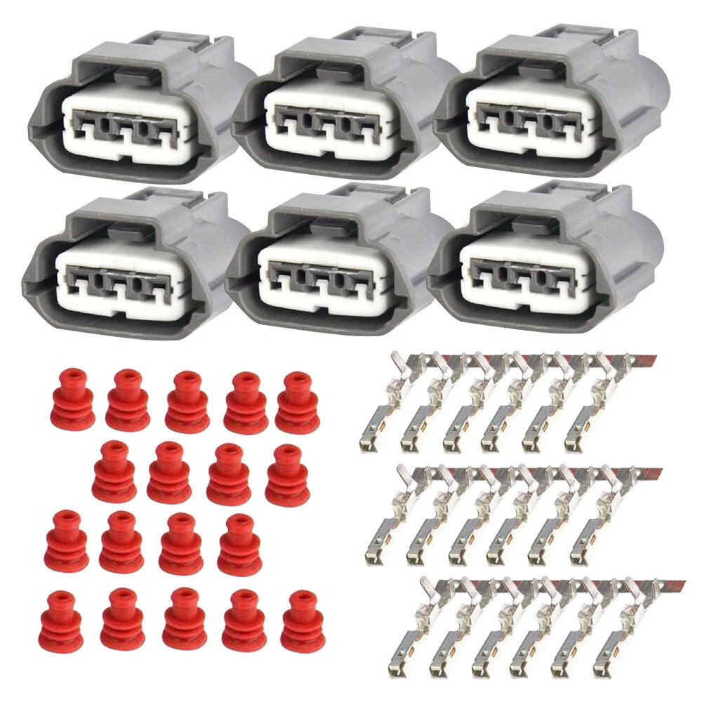 Set of 6 Ignition Coil/MAF Connectors for Mazda Nissan