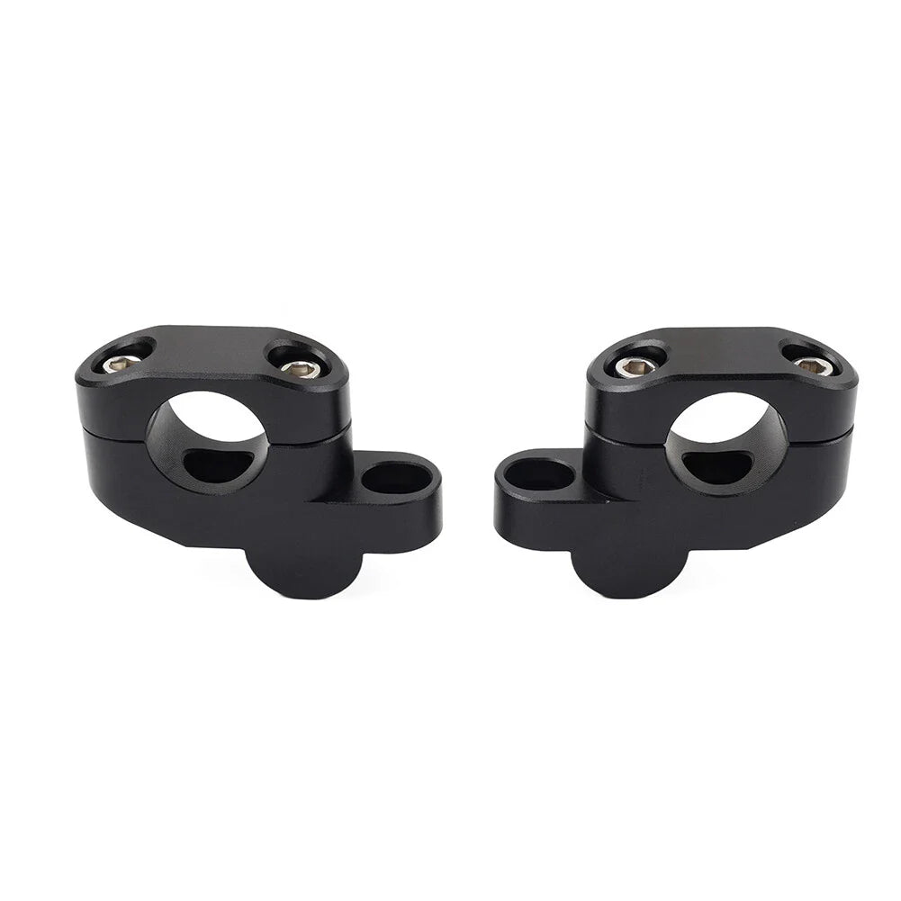 28mm Offset Handlebar Clamp Mount for Honda, Suzuki, Yamaha, Kawasaki