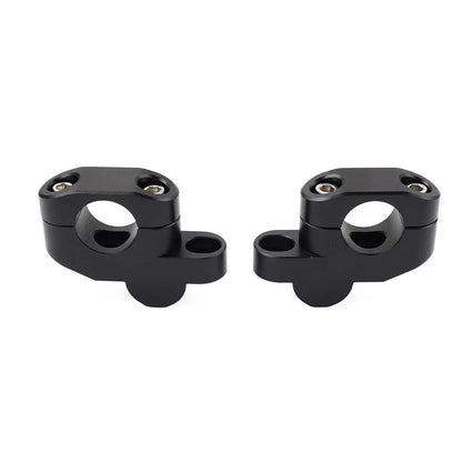 28mm Offset Handlebar Clamp Mount for Honda, Suzuki, Yamaha, Kawasaki