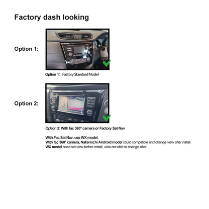 10" Wireless Carplay Android Auto Head Unit for Nissan X-Trail Qashqai (2014+)