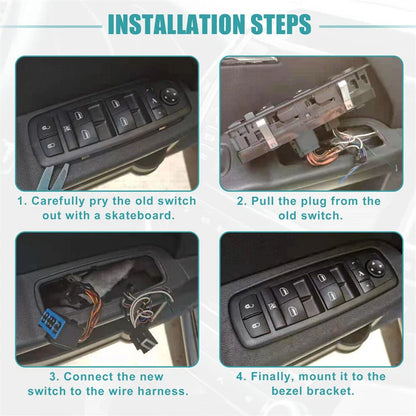 Rear Right Master Power Window Switch for Chrysler 300 (2011-2014)
