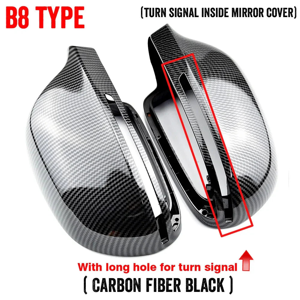 Wing Side Mirror Cap Covers Lane Assist  for Audi A5/S5 (2008–2009)