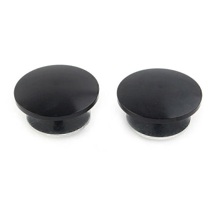 Black Aluminum Inner Fairing Mirror Plugs for Harley Street Glide Trike (2009-2023)