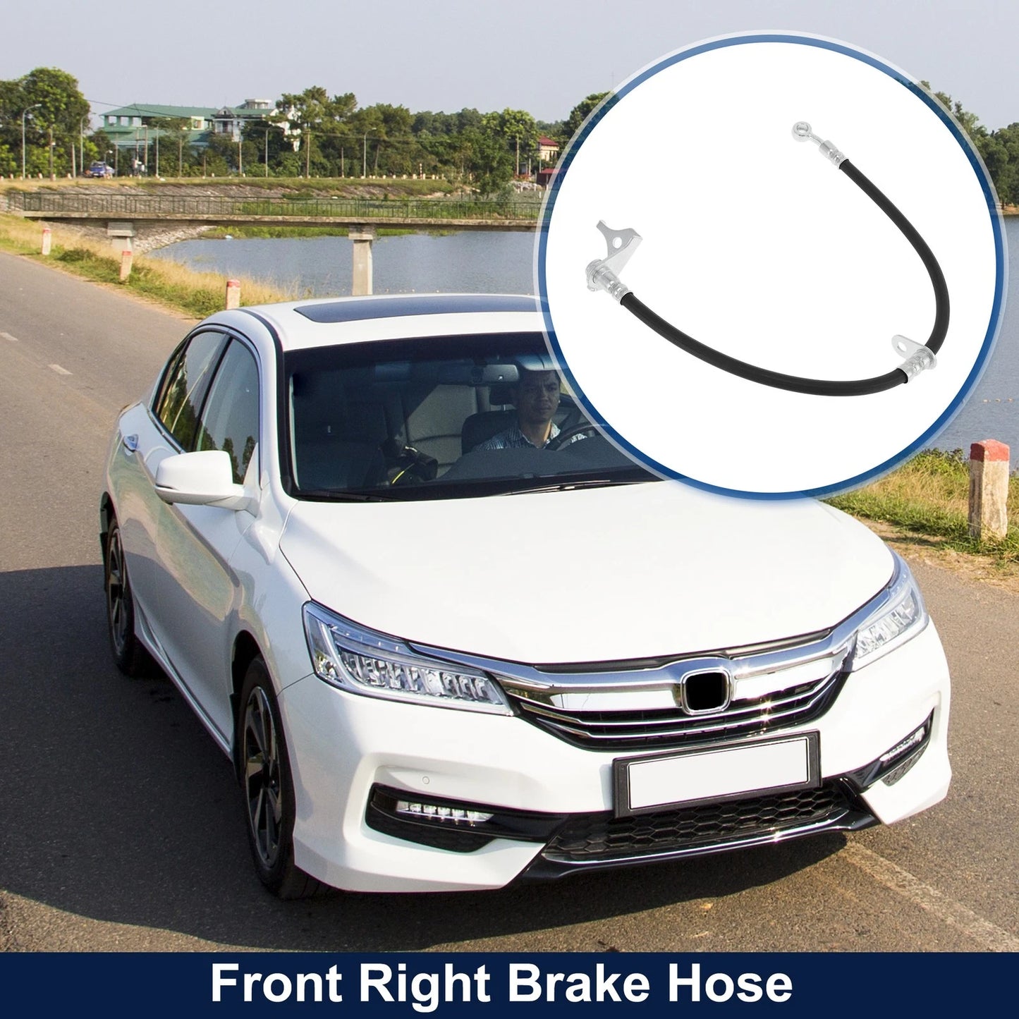 Front Right Brake Hose for Honda (01464T5G000)
