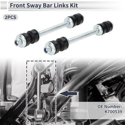 Set of 2 Front Stabilizer Bar Links for Cadillac Escalade (1999–2006) No.K700539