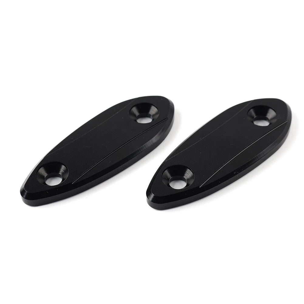 Block Off Base Plates for Kawasaki ZX6R Ninja (2009–2012) - Black
