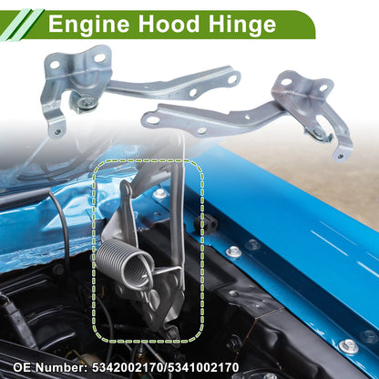 Hood Hinges for Toyota Corolla (2009–2013) 1 Pair No. 5342002170