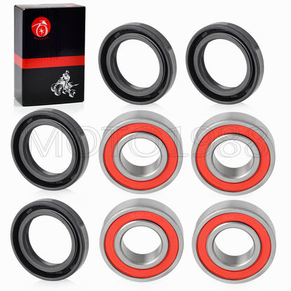 Front Wheel Bearing Shaft Seals Kit for Honda Rancher 350 (2000–2006)