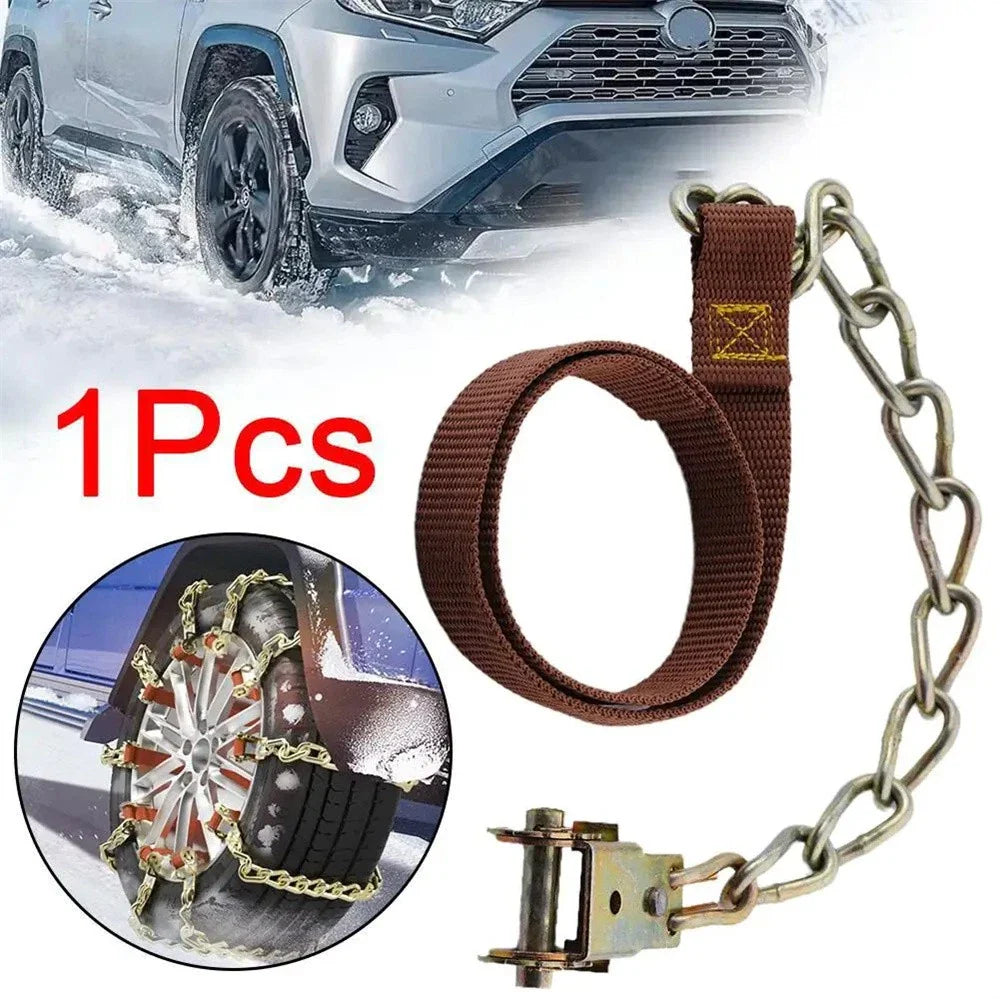 Winter Snow Chains for Universal Tire Wheels - Anti Skid